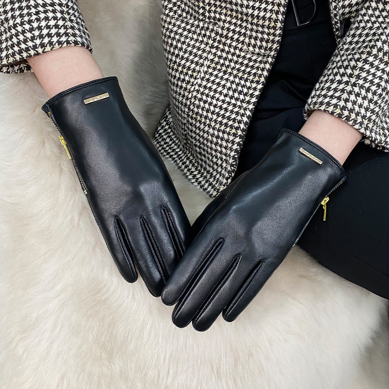 قفازات نسائية أنيقة من جلد الغ - مراجعة Leather Driving Glove وسعره