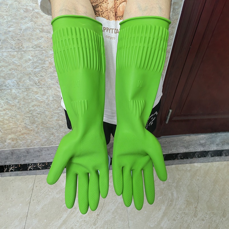 زوج من قفازات السيليكون المطاط - مراجعة Dish Glove Rubber وسعره