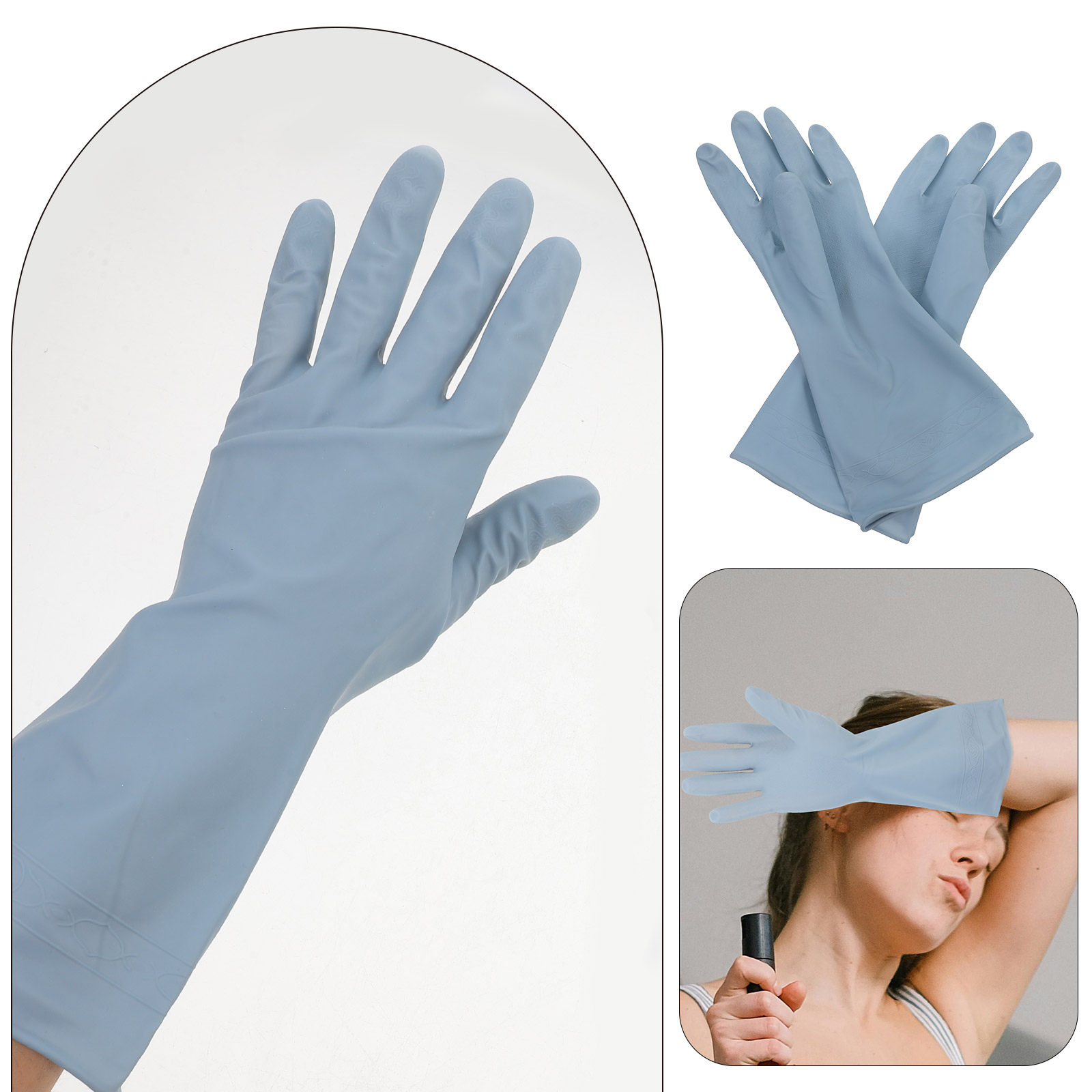 3 أزواج من قفازات غسيل الأطباق - مراجعة Dish Glove Rubber وسعره